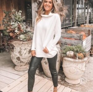 Free People Slouchy Ottoman Tunic Sweater, L